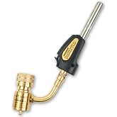 Self-Ignition Stainless Steel Head MAPP Gas Torch 360&deg; Swivel For Soldering, brazing