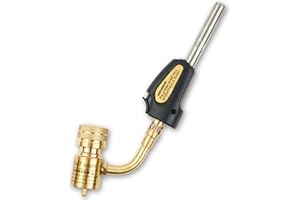 CYBRING Self-Ignition Stainless Steel Head MAPP Gas Torch 360° Swivel For Soldering, brazing