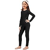Arshiner Thermal Underwear for Kids Long Johns Girls Base Layer Top and Bottom Set