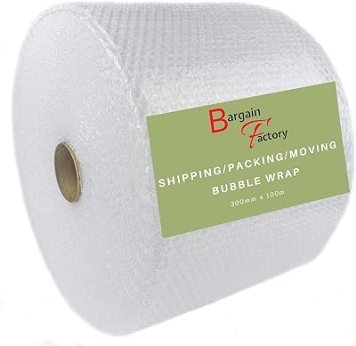BARGAIN FACTORY Extra Large Bubble Wrap 300mm x 100m Roll