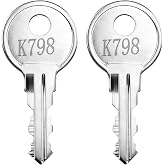 K798 Replacement Keys Fits for Weather Guard Toolbox -2 Keys