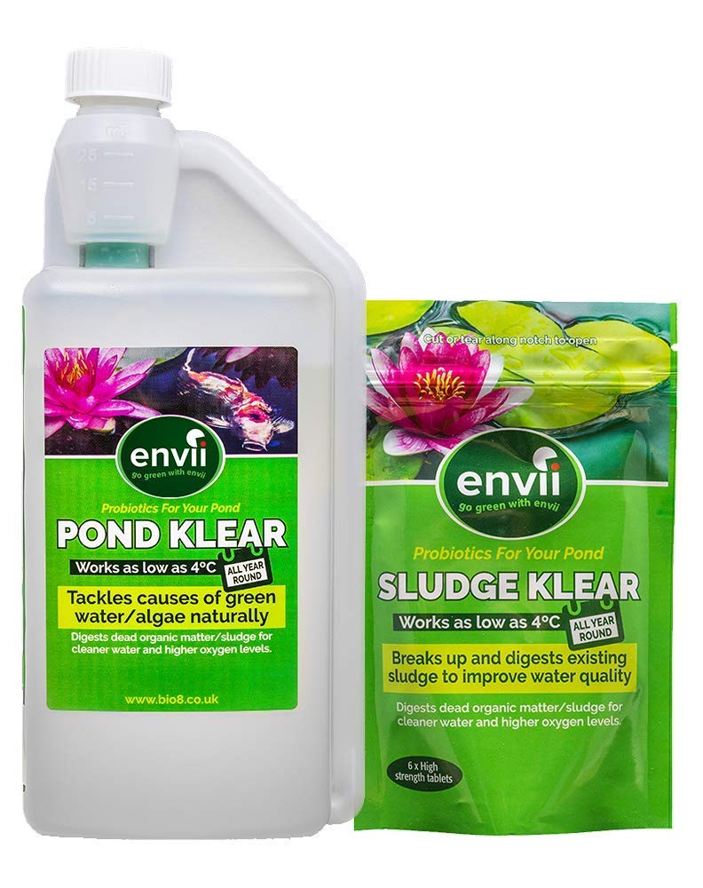 Envii Sludge and Pond Klear - Pond Treatment Pack - targets unwanted organics during winter.
