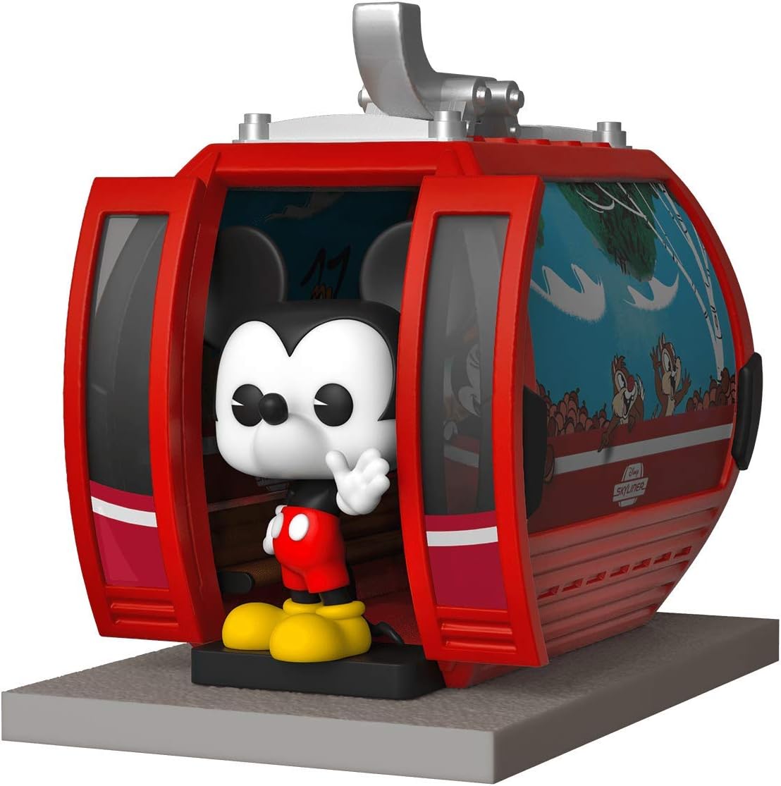 Funko Pop! Rides: Disney Skyliner and Mickey Mouse Exclusive Vinyl Figure #70, Black - Image 4