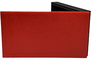KILL3RFRUIT Solid Red Mailbox Flag Front Mount Left or Right Opening Solution 4.02 x 2.27 x 0.59 for Stone or Brick Mailboxes Replacement Flag Kit Larger Size Universal Design Great on Brick Stone Metal Mailbox