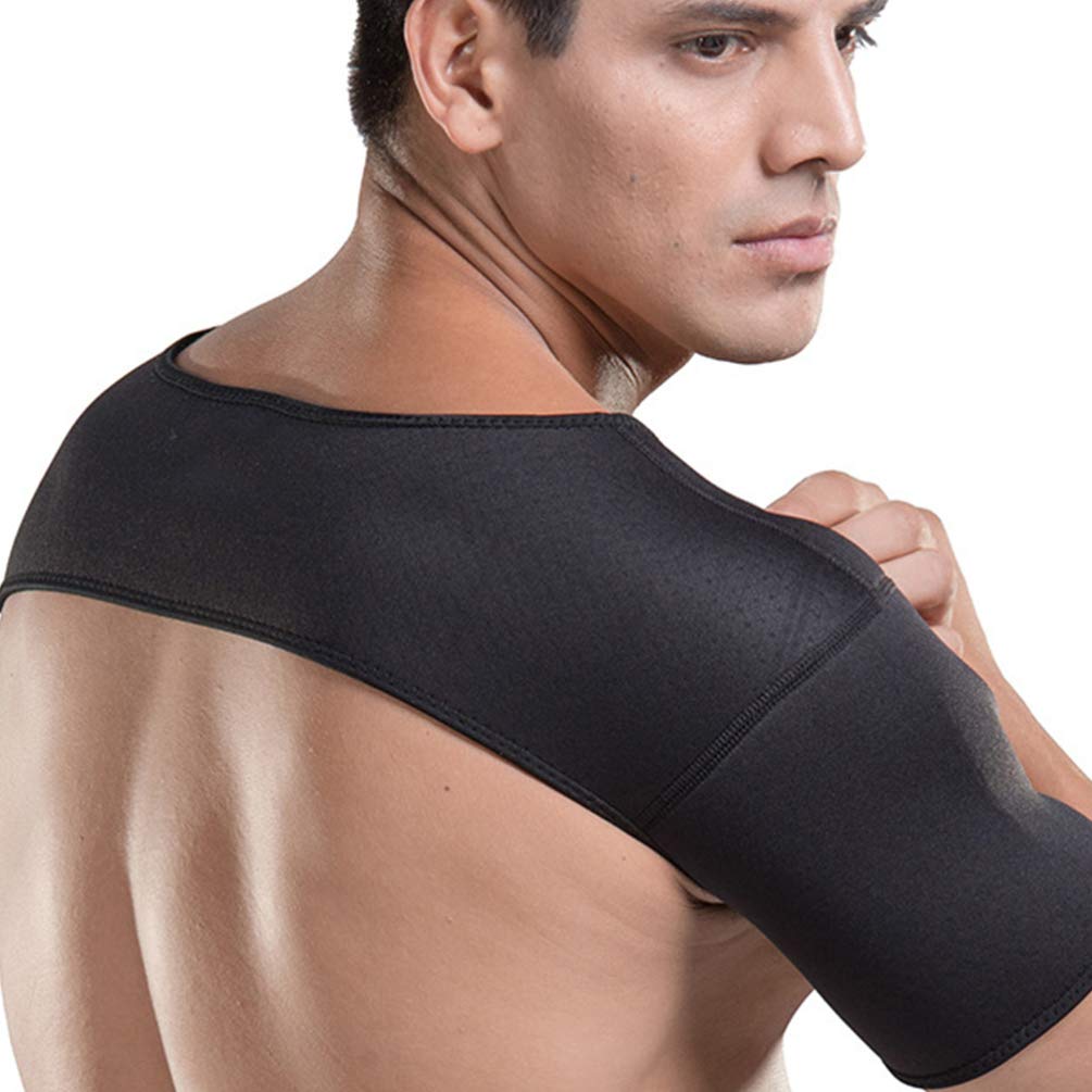 Artibetter SBR Double Shoulder Support for Women Men Rotator Cuff Adjustable Shoulder Support for Shoulder Pain Relief Joint Subluxation (Size S)