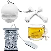 2 Pcs Horror Style Loose Tea Steeper, Tea Diffusers For Loose Tea | Creative Tea Steeper For Loose Tea, Gifts For Women And Tea Enthusiasts, Loose Leaf Tea Steeper Cute, Tea Steepers Gift Set