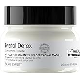 L’Oreal Professionnel Metal Detox Hair Mask - Sulfate-Free Deep Conditioner & Treatment For Dry or Damaged & All Hair Types, Prolongs Hair Color, Prevents Damage & Adds Softness