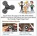 Friendly Fidgets Fidget Spinner Gear Wheel Prime With Fidget Buttons Stress Reducing EDC Tri Spinning Hand Fidget Wheel Toys for Kids and Adults with Anxiety 3+ Minute Spin (Fidget Gear Wheel)