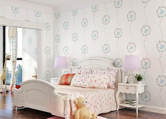 Papel pintado de princesa Pure Paper Mural para habitación de niños