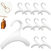 Purse Hanger, Bag Hanger for Closet 11PCS Purse Holder Backpack Hanger Hook for Organizer Storage Purses Tote Bag Backpacks Handbags(White)
