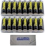 Powerex MH8AAPROBH [2700mAh, 1.2v] Pro AA NiMH Batteries (Two 8-Packs w/Case) +JZS Cloth
