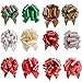 UNOMOR Gift Pull Bows for New Year Gift Christmas Decorations Pack of 12