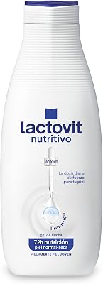 - Gel doccia nutriente e idratante, pelle forte e giovane, consistenza cremosa e leggera, formulato con Prolactic10, uso quotidiano, per pelli normali e secche - 550 ml
