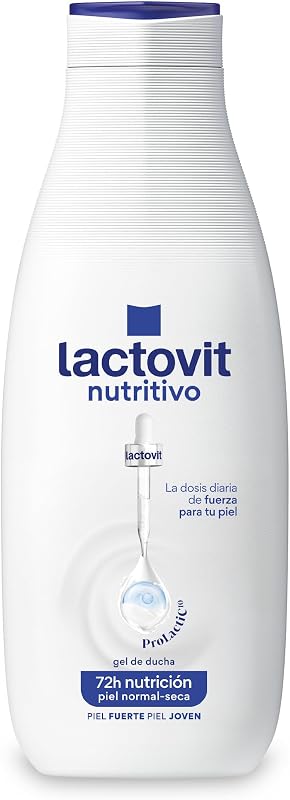 - Gel doccia nutriente e idratante, pelle forte e giovane, consistenza cremosa e leggera, formulato con Prolactic10, uso quotidiano, per pelli normali e secche - 550 ml