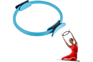 Dual Grip Magic Circle - 14" Anti-Burst Pilates Ring with Cushioned Handles, Versatile Pilates Equipment for Core, Arms & Thi