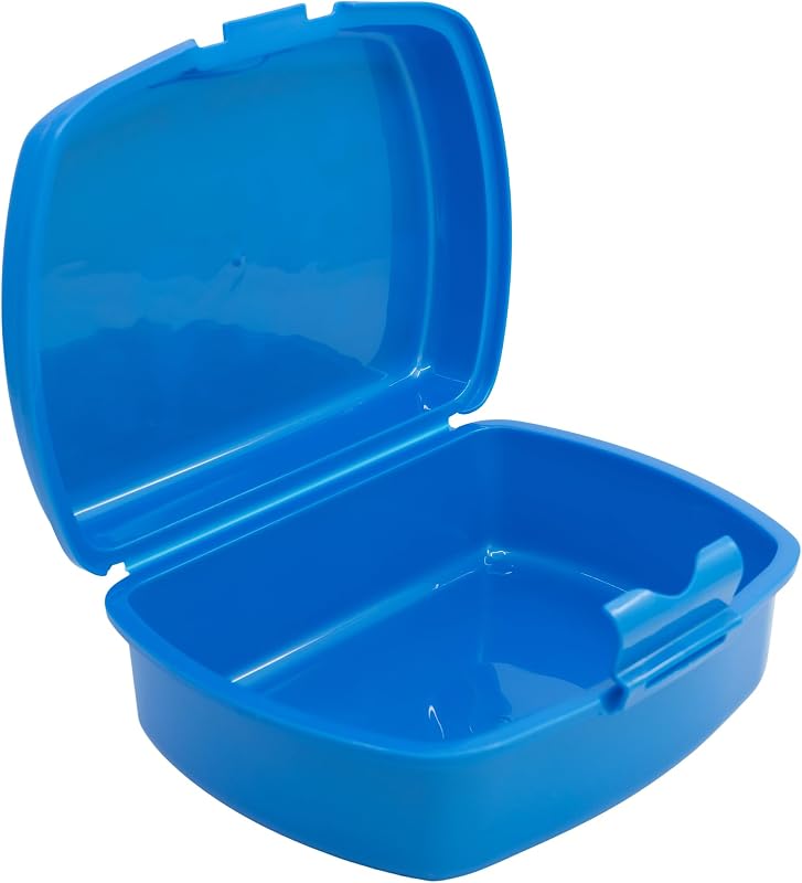 Sandwichera Infantil Sonic 1686ml - Fiambrera con Cierre de Seguridad - Material Resistente para Colegio Parque Excursiones