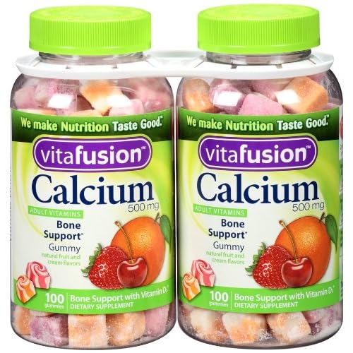 VitaFusion Calcium with Vitamin D3 - 2 100 Count Bottles - 200 Gummies Total image