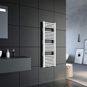 SONNI Radiador Toallero Blanco,Secador de Toallas 120x40cm ...