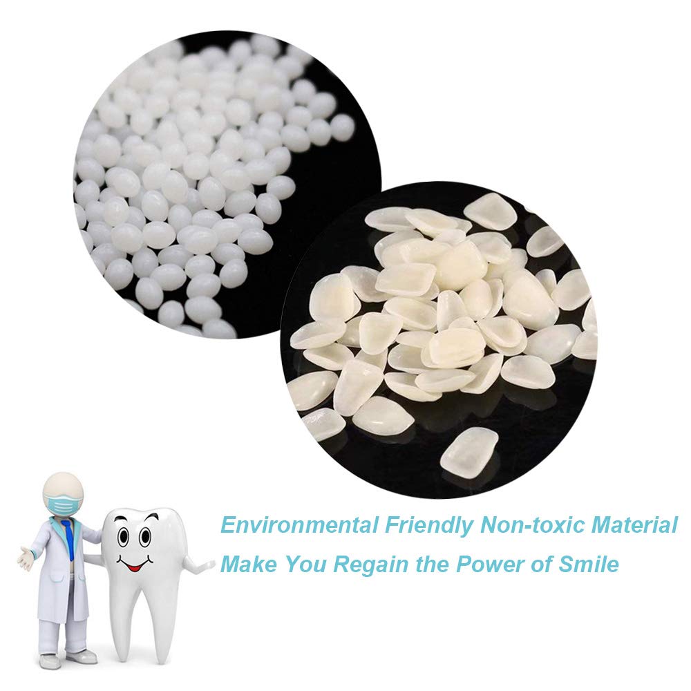 Brige Temporary Tooth Repair kit for Fix Filling the Missing Broken Tooth and Gaps-Moldable Fake Teeth Veneers and Thermal Beads Replacement Kit, Artfifical Teeth : Beauty