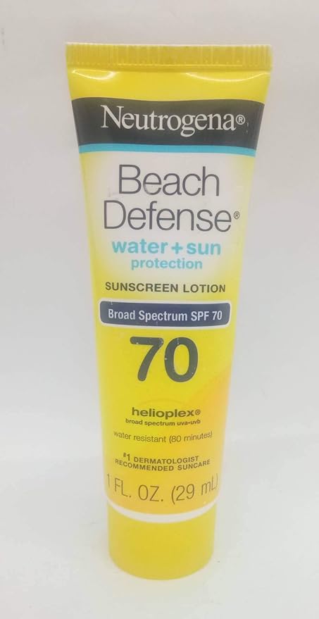 Neutrogena Beach Defense SPF 70 ~ 1oz, 29ml ~1 Tube~