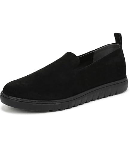 Black Slip-On Comfort Loafers by Merinos size 11 Merinos Women main image 4