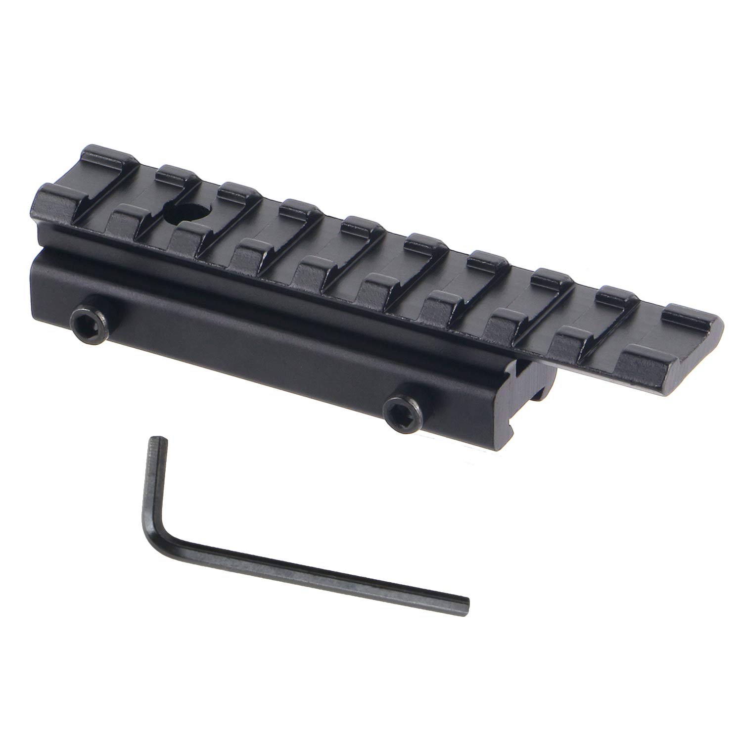 FOCUHUNTER Aluminum Alloy Tactical Scope Riser Rail Base 11mm to 20mm Adapter Bracket For Picatinny/Weaver Rail Mount