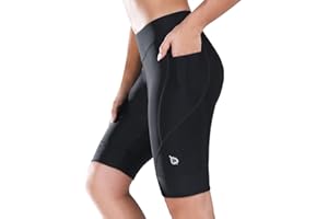 baleaf Women's 4.5" 3D Padded Cycling Shorts Comfortable Waistband UPF 50+