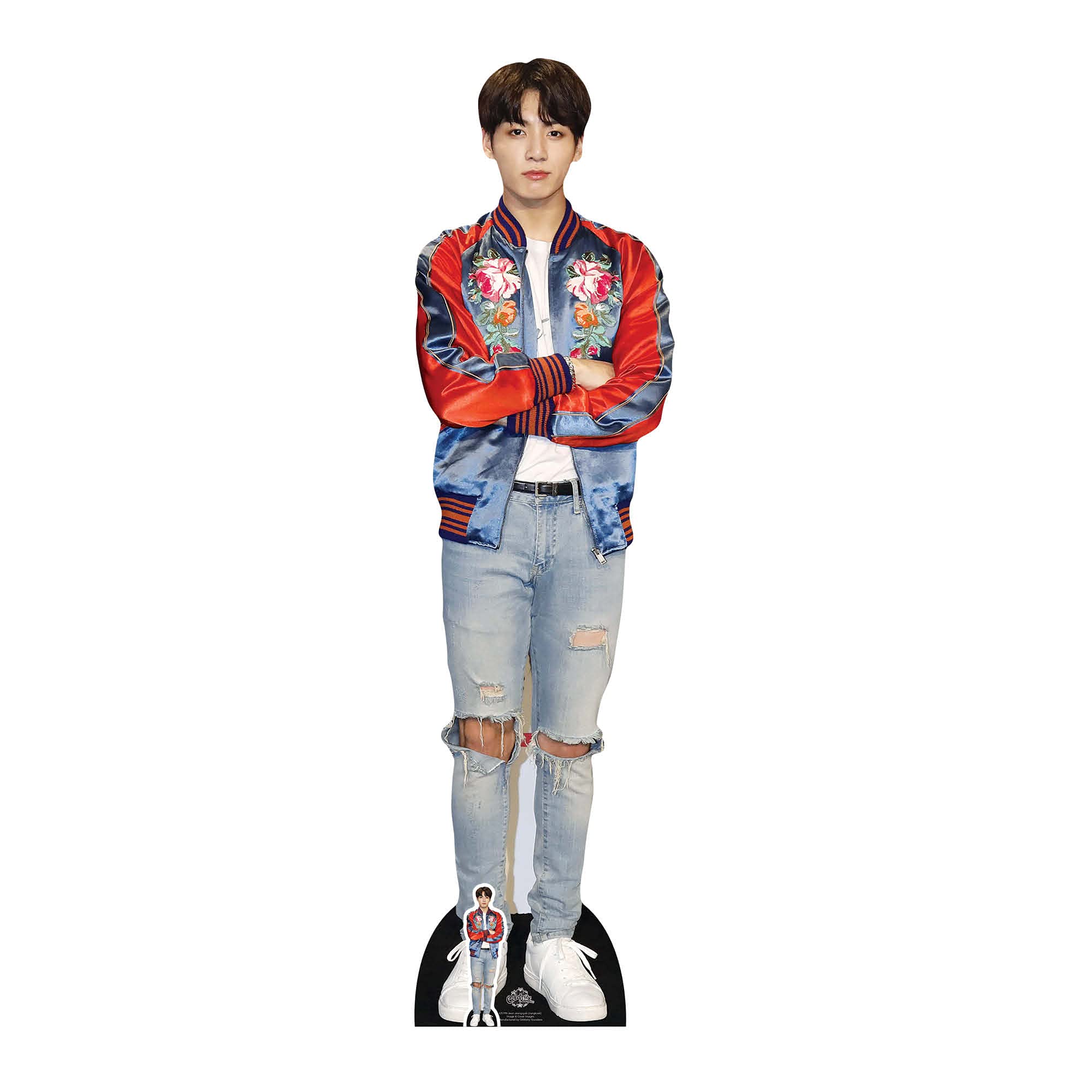 Star Cutouts CS749 Jungkook BTS Jeon Jung-kook Lifesize Cardboard Cutout – K-Pop Idol Fan Display, Party Decoration & Collector Gift 178cm