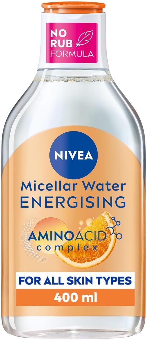 NIVEA Micellar Water Energising 400ml Cleansing Water with Vitamin C