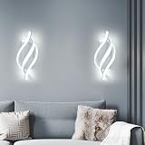 Comely Modern LED Wall Lamp 22W White Acrylic Indoor Sconce 6500K view 8