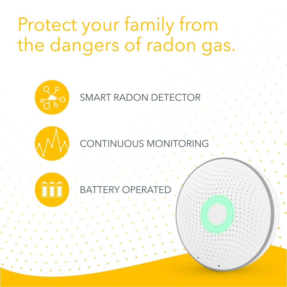 Airthings 2950 Wave Radon - Smart Radon Detector with Humidity & Temperature Sensor – Easy-to-Use – Accurate – No Lab Fees – Battery Operated - Free App - View 6