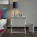 Yaheetech Glass Small End Side Table Living Room Coffee Sofa Table Chrome Finish