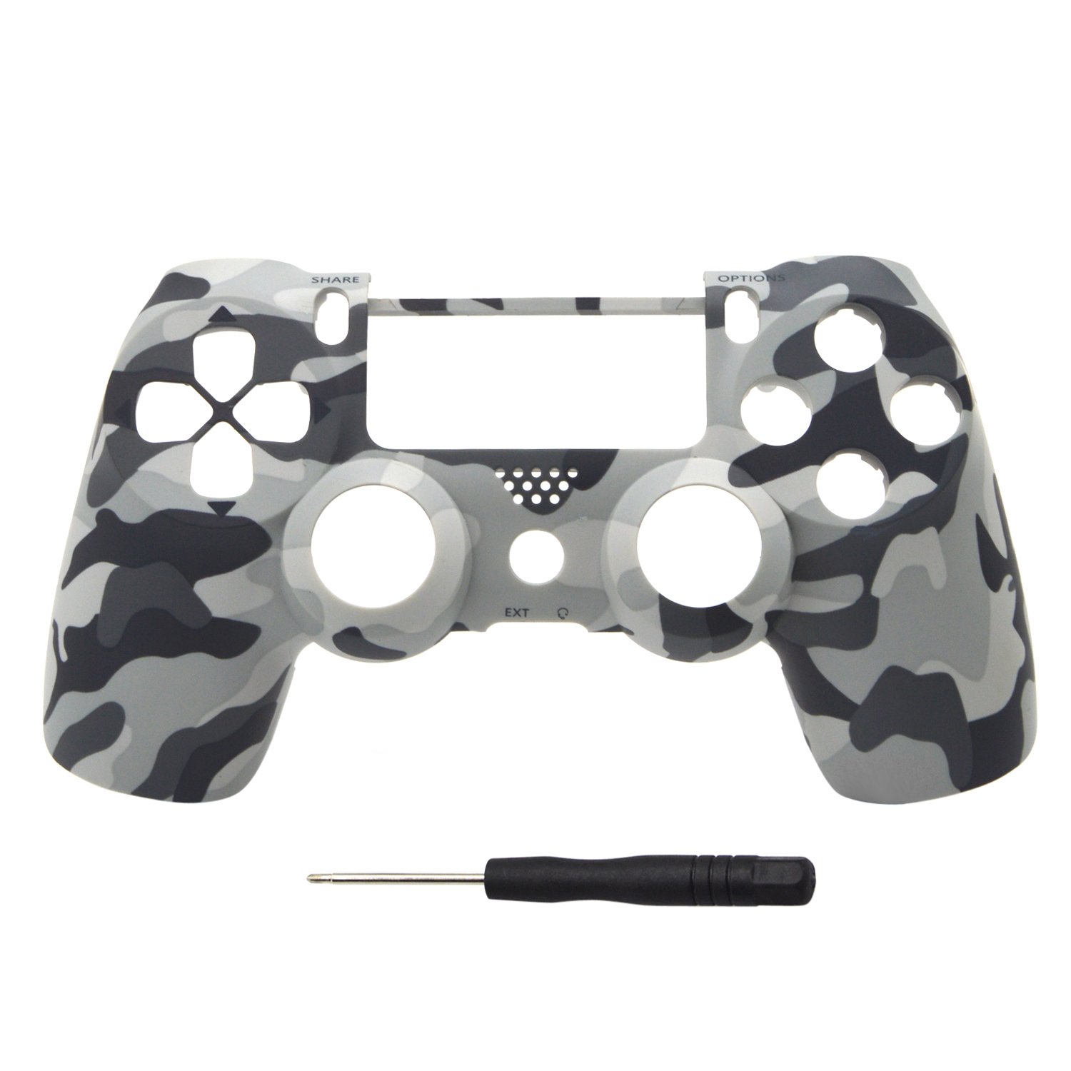 PS4 Wireless Controller Replacement Housing Front Shell Case Cover Compatible for PlayStation 4 PS4 Controller (Camouflage)