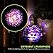 SlowTon Stars Sky Night Light Lamp, Romantic Rose Shape with Color Changing Moon Stars Cosmos Rotating LED Nightlight Projector for Kids Gift Baby Girl Bedroom