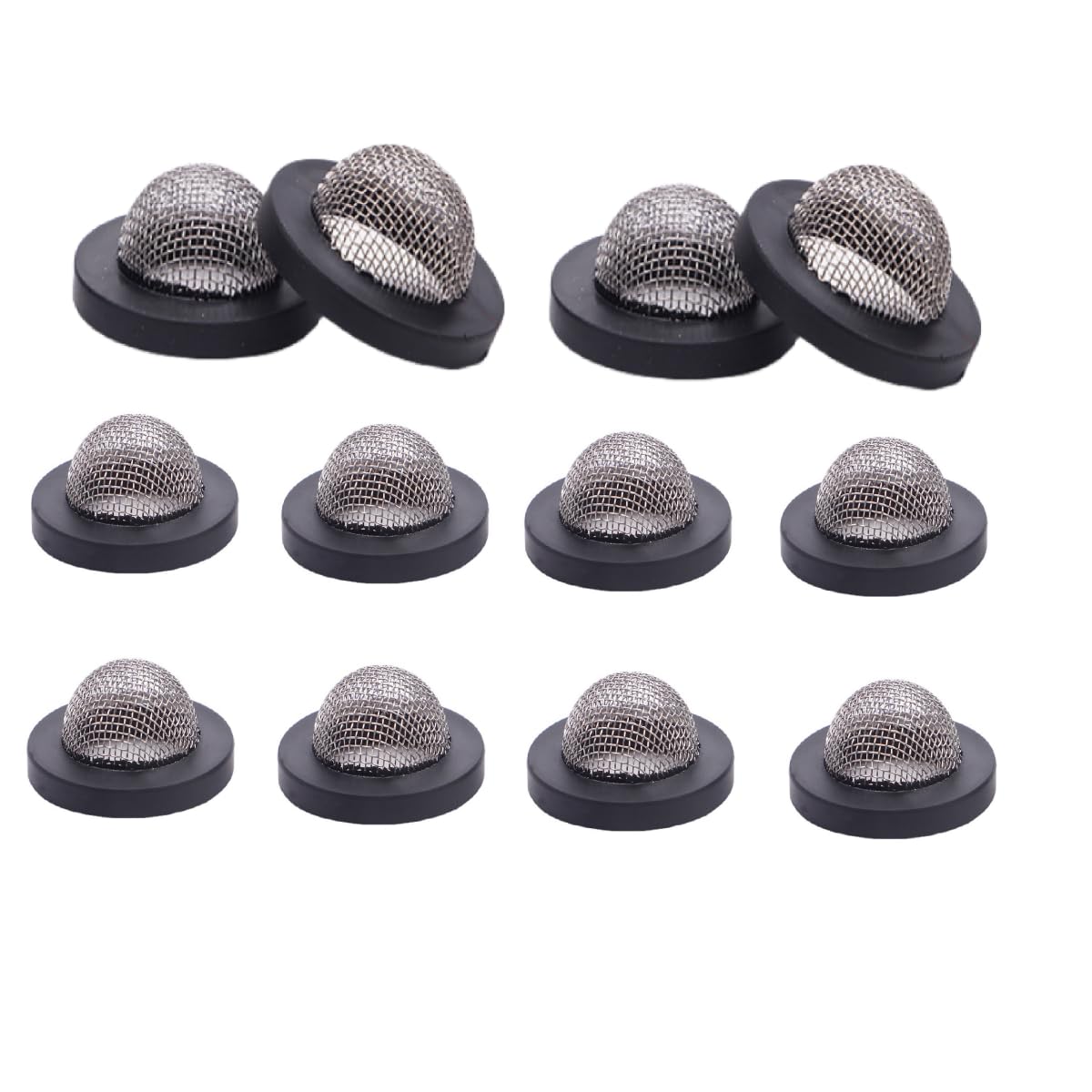 Photo 1 of 10 PCS Hose Filter Washer - Garden Hose washers Rubber with Stainless Steel Screen, for 3/4'' Garden Hose Connector, Kitchen Faucet and Bathroom showerhead Hose Pressure Washer Plumbing Repair Ki