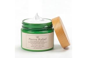Total Relief Magnesium Cream with MSM & Arnica-Soothing Nerve Relief Cream,Total ReliefCream,Fast-Absorbing Non-Greasy Formul