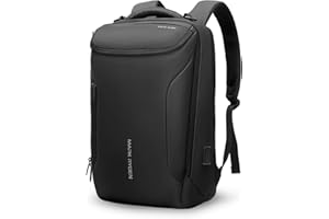 MARK RYDEN Business Backpack for Men, Waterproof High Tech Backpack with Sport Car Shape Design and USB Charging Port, Travel
