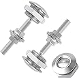 2Packs Hood Pins Kit for Car,Aluminum Alloy Bumper Quick Release Lock Latch Clips for Hood Protection,Diameter 1.01 inch Quick Release Bumper Clips Car Accessories for Car Van RV (Silver)