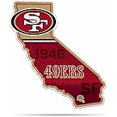 Rico Industries NFL Football State Shape Shape Cut Pennant - Home and Living Room Décor - Soft Felt EZ to Hang