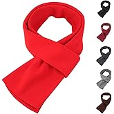 ChunCui Men's Long Thick Soft Warm Knit Cotton Cashmere Feel Scarves for Winter Spring Unisex