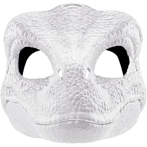 XIBAINIAN Dinosaur Mask Moving Jaw Realistic Texture for Halloween | Dinosaur Mask Moving Jaw Realistic Dinosaur Mask with Re