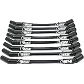 Michigan Motorsports LS Truck Spark Plug Wire Set - Black 10mm Performance Wires - Fits 4.8L 5.3L 6.0L 6.2L LS Engines - Silverado Sierra Tahoe Yukon Escalade