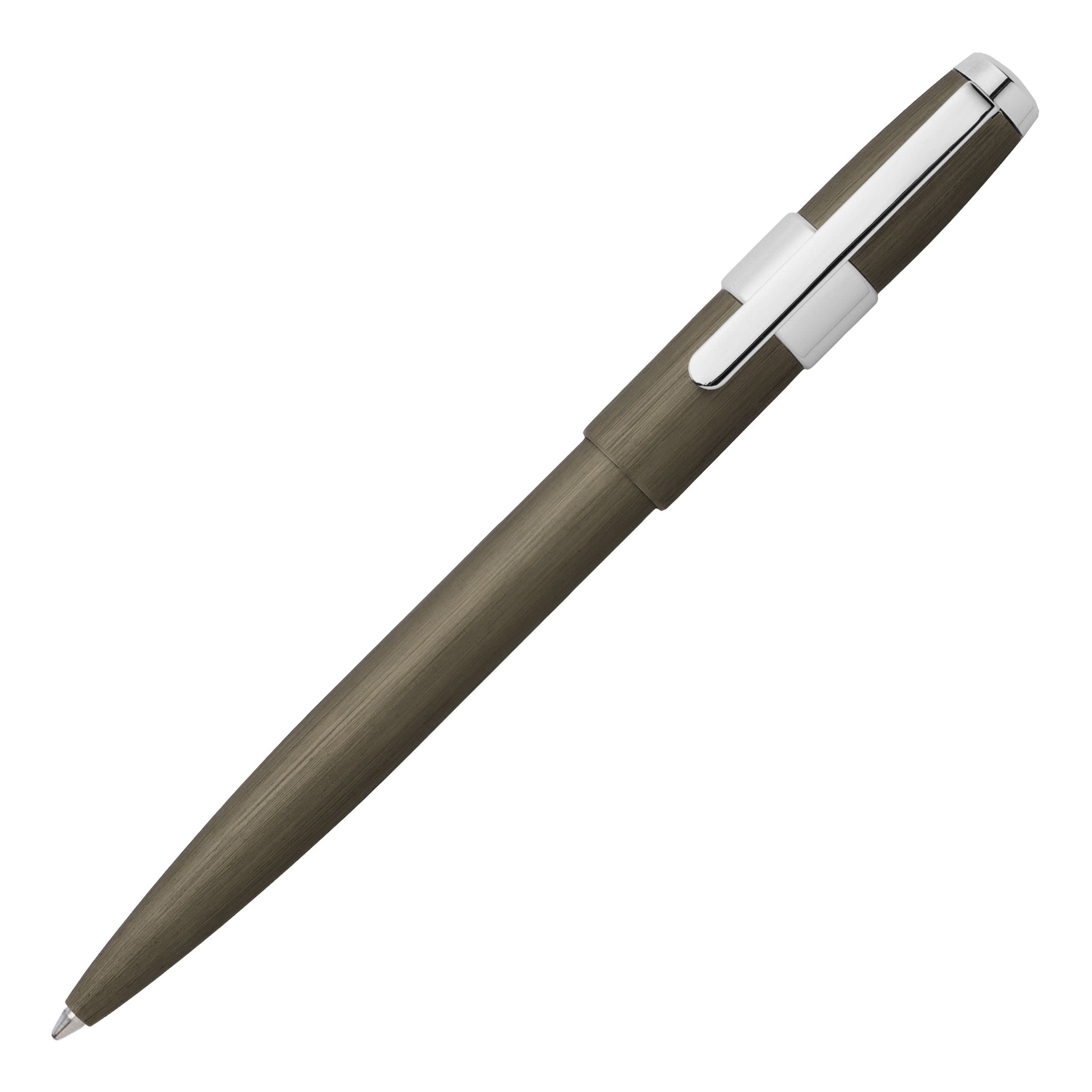 Cerruti 1881 Block Block Brushed Gun Ball Pen — image 1