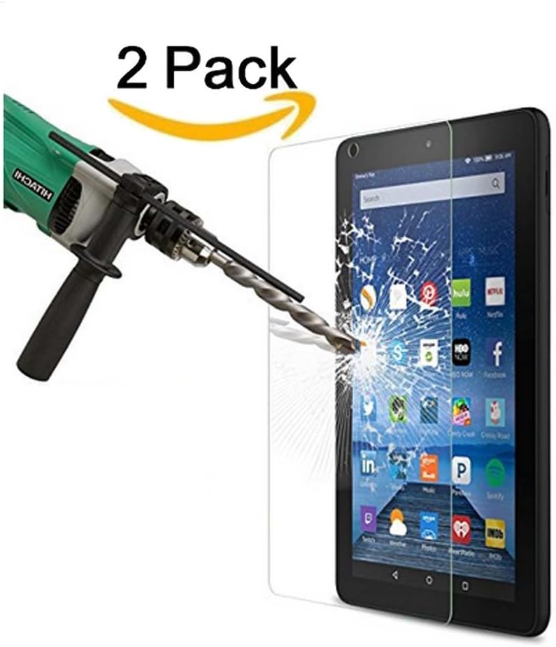Kindle Fire 8 Screen Protector,Kindle Fire HD 8 2016 Screen Protector, Gotida Kindle Fire 8 Tempered Glass Screen Protector for Kindle Fire HD 8 2016 (2 Pack)