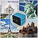 4x USB Travel Adapter–International Power Adapter-Worldwide Fast Charger-Plugs for UK, US, AU, Europe & Asia-All In One Universal Travel Plug-Extra Fuse Plus Free Gift:Multi USB Cable-Blue-by BENK