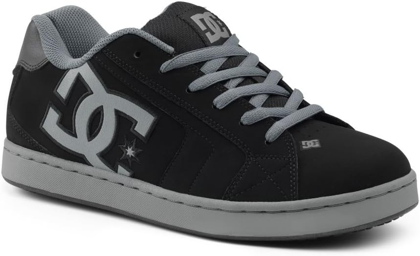 DC SureGrip Mens Net SG Black/Grey Slip Resistant Work Shoes