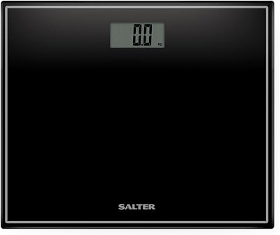 Salter Compact Digital Bathroom Scale 150kg Black LCD Display