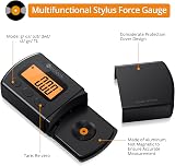 Neoteck Digital Stylus Force Gauge 0.01g-5.00g Orange LCD 5g Cal weight view 6