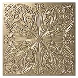 Art3d Decorative Ceiling Tile 2x2 Glue up, Lay in