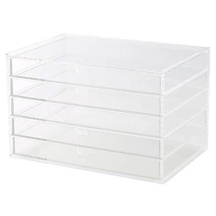 Moma Muji Acrylic Case 5 Drawers By Muji Amazon Co Uk Kitchen Home